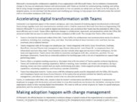 Microsoft Teams increases collaboration in the modern workplace at Microsoft