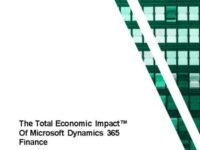 The Total Economic Impact™ Of Microsoft Dynamics 365 Finance