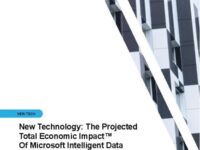 New Technology: The Projected Total Economic Impactâ„¢ of Microsoft Intelligent Data Platform