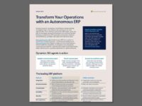 Transform Your Operations with an Autonomous ERP